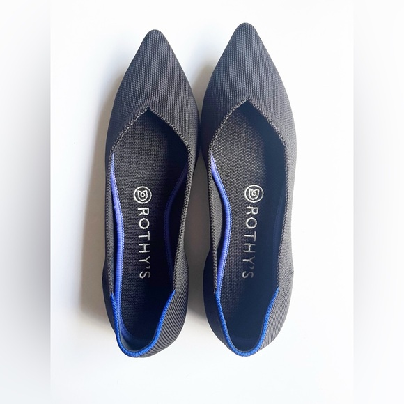 Rothy's Shoes - Rothy's Black Point Flats Women’s Size 7.5
